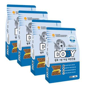 인터펫코리아 도비 비만견용 애견사료 도비다이어트 3kg x 4개