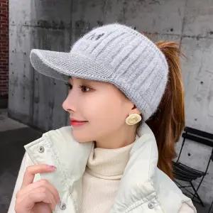 겨울 니트썬캡/운동/등산/낚시/캠핑/기모/여성모자