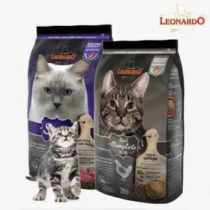 레오나르도 캣 고양이 사료 독일산 홀리스틱 치주염 치석관리 1.8kg 2kg 7.5kg