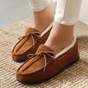 여성 겨울 털 단화 방한화 로퍼 슈즈 달링57700