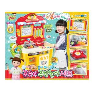 콩순이 지글보글 물이쏴~ 콩순이 주방놀이 세트