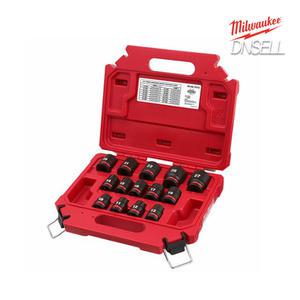 밀워키 49-66-7013 (SHOCKWAVE 1/2 스탠다드 임팩트 소켓 세트 14PC)
