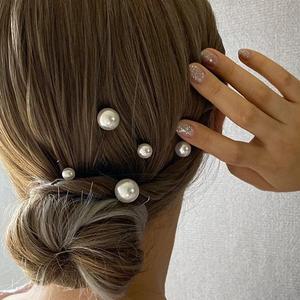 [수앤수]진주 5개 세트 비녀 U핀 (20H208) [5ea-1set]