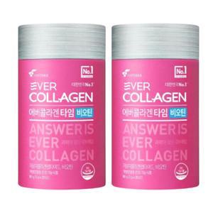 뉴트리 에버콜라겐 타임 비오틴 30포x2통 2개월 저분자 피쉬 콜라겐 펩타이드