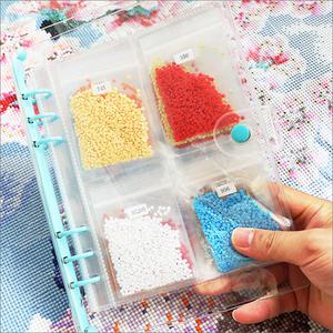 보석십자수 구슬보관함 이단케이스 비즈북 비즈통 케이스 원형 사각 수납 도구 재료 비즈 큐빅 diy