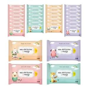 홈앤미 휴대용 미니 물티슈 10매 30팩