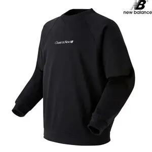 [하프클럽/] NBNCB13053-BK 클래식 남녀공용 긴팔티 맨투맨