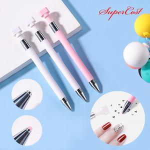 네일아트 돌려쓰는 펜형 돌돌 스톤픽커 십자수펜 2종