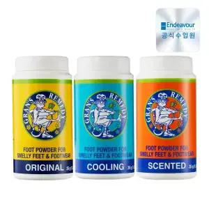 그랜즈레미디 공식수입 신발 발냄새 제거 파우더 35g 3종(오리지널/페퍼민트/오렌지)