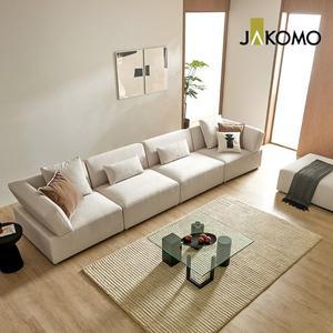 [자코모][20%쿠폰+7%카드청구]디올리 모듈 6인 젠위브 패브릭 소파+스툴+쿠션4개