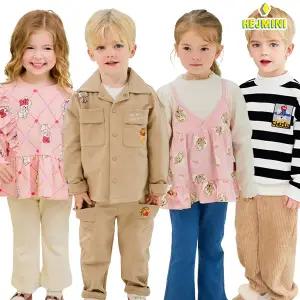 [헤이미니] 데일리하고 베이직한 티셔츠/팬츠/일상룩/등원룩/나들이룩