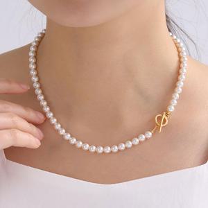 쥬릭스 6mm 토글바 오스트리아 진주목걸이 JPN0004