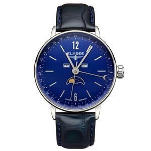 [엘리쎄]남자가죽시계 SITHON 13-294 문페이즈 고급가죽시계 독일시계