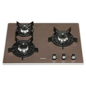 [린나이](강남점)[신세계강남] 린나이 3구 빌트인 가스 카라멜브라운 RBR-P6531BRD [케이스미포함]