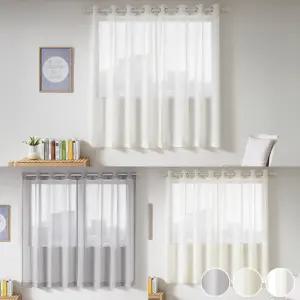 쉬폰커튼170 차르르 커텐 속커튼 사계절 거실 안방 작은창 쉬폰 커튼