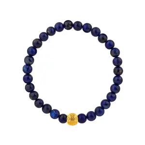 [한국금다이아몬드] 순금 볼 팔찌 24K 여자 금팔찌 라피스 수리부엉이 1g