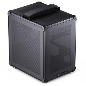 :존스보 JONSBO C6 HANDLE 미니타워 컴퓨터 PC 케이스 (블랙)
