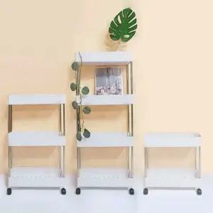 이동식 트롤리 선반 세탁실 주방 틈새수납장 바퀴달린선반