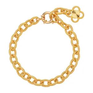 갤러리아 여자 순금 팔찌 체인 원형 루프 24K 11.25g 18K장식