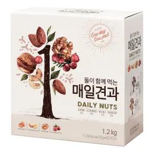 둘이함께 먹는 매일견과 20g 60개입 1개