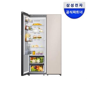 삼성전자 비스포크 2도어 세트 냉장고 RR40C7805AP+RZ24C58G0AP 오토오픈도어