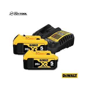 디월트 DCB184P2 20V배터리콤보 DCB184(2개) DCB1104(1개)