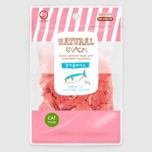 고양이 네츄럴스낵 참치슬라이스 30g