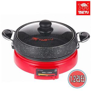 태유 TC-8000G 전기냄비 고기그릴 멀티쿠커 국산 전기쿠커