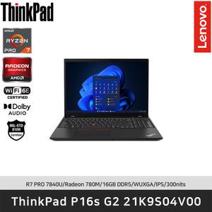 ThinkPad P16s G2 AMD 21K9S04V00 R7-7840U/DDR5 16GB/512GB/Radeon 780M/FreeDos