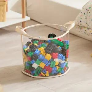 투명 장난감 정리함 블록 레고정리함  대)