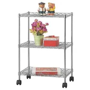 에이치플러스몰 메탈랙450 3단 세탁실 틈새수납장 메탈렉 약국진열장 철제선반 조립식앵글 앵글