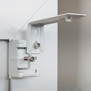 못없이 커튼봉브라켓 블라인드브라켓 화이트 무타공 고정