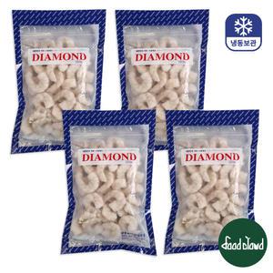 다이아몬드 냉동 흰다리 새우살 [31/50] 500g x 4개 생새우살
