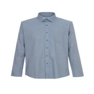 [BY파크랜드][오스틴리드]블루 잔체크 면혼방 소프트 기모 셔츠_A2DL1304