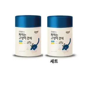굿 밸런스 고양이 짜먹는 간식 참치 치킨 60P 2개