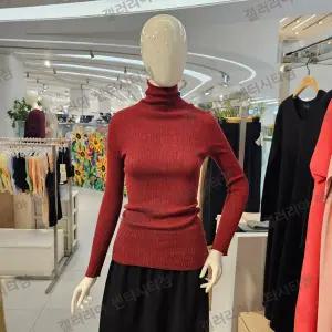 갤러리아 골조직 터틀넥 탑 (AEWFT9210)