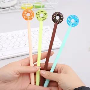 도넛볼펜 판촉용 홍보용 귀여운 예쁜 캐릭터 볼펜 중성펜 소량 인쇄 제작  각인 인쇄가능
