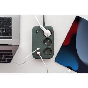 [벨레] 디자인 3구 멀티탭 PLUG3 65W USB 고속충전