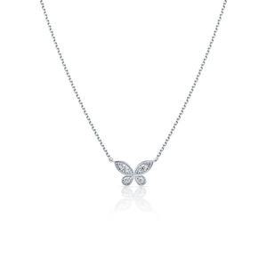 [미꼬]모르포 다이아몬드 파베S 목걸이