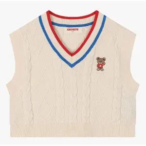 [롯데백화점]코코리따 꽈배기 포인트 베스트조끼CEVK242E5