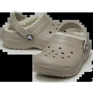 갤러리아 [크록스 본사][키즈]클래식 라인드 클로그 토들러(머쉬룸/본) 207009