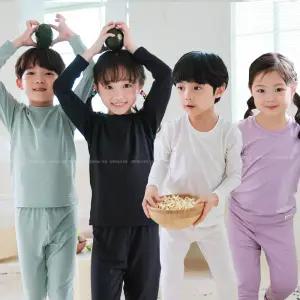 삐삐롱 아동 유아 가을 겨울 내복 발열 내의 기능성 에어로웜 실내복 90~160호