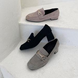 [소보제화]레티브 체인 스웨이드 로퍼 2cm 5cm