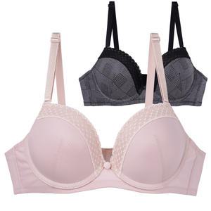 판도라by비비안 글렌체크 몰드브라 A-E컵 pbr7099