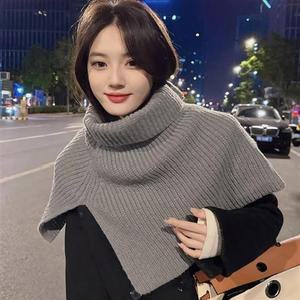 LD 스티쉬 풀오버 터틀 니트 넥워머 방한 겨울 숄 워머 머플러