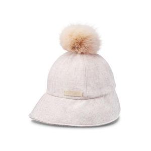 핑 우먼스 방울 버킷햇 여성 겨울모자 골프모자, 베이지, 1개