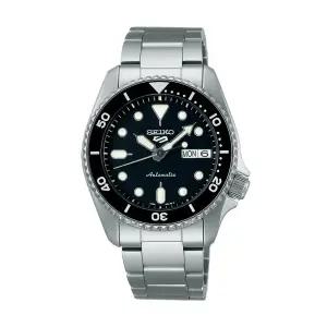 남성 남자 블랙 실버 오토매틱 메탈시계 SRPK29K1