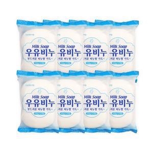[기타]감동 우유비누(100g 2개입)-8개 세수비누 미용비누 화장비누 목욕비누