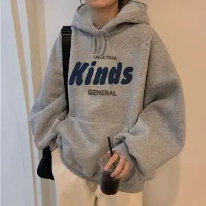 카카오 7% 카인 기모 후드 티셔츠_RC4LT005