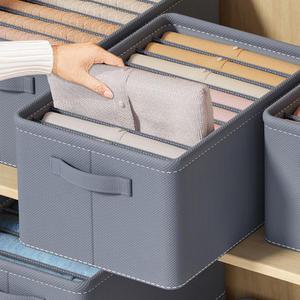 미짱 패브릭 옷정리함 3개 접이식 옷 수납함 리빙박스 의류 정리함 보관함
